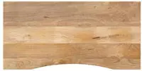 vidaXL Schreibtischplatte mit Aussparung 120x60x2,5cm Massivholz Mango
