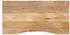 vidaXL Schreibtischplatte mit Kurve 120x60x2,5cm Massivholz Rohes Mango (370203)