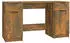 vidaXL Schreibtisch mit Beistellschrank Räuchereiche Holzwerkstoff (3115913)