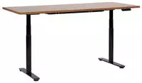 SCHREIBTISCH braunschwarz 180/72 cm elektrisch h&ouml;henverstellbar Destin IV