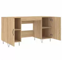 Schreibtisch Sonoma-eiche 140x50x75 Cm Holzwerkstoff Vidaxl