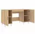 vidaXL Schreibtisch Sonoma-Eiche 140x50x75cm Holzwerkstoff
