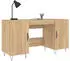vidaXL Schreibtisch Sonoma-Eiche 140x50x75cm Holzwerkstoff