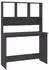 vidaXL Schreibtisch mit Regalen Grau 110x45x157cm Holzwerkstoff (800389)