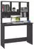 vidaXL Schreibtisch mit Regalen Grau 110x45x157cm Holzwerkstoff (800389)