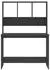 vidaXL Schreibtisch mit Regalen Grau 110x45x157cm Holzwerkstoff (800389)