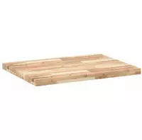 vidaXL Schreibtischplatte Unbehandelt 80x60x4 cm Massivholz Akazie