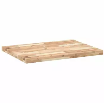 vidaXL Schreibtischplatte Unbehandelt Massivholz Akazie 80x60x4cm (3279739)