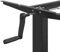 vidaXL Gestell f&uuml;r Sitz-Steh-Schreibtische (94-135)x60x(70-114) cm