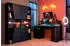 Parisot Gaming-Set Schreibtisch & Regale mit LED-Beleuchtung, schwarz (88366209-0)