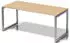 Bisley Cito Schreibtisch 180x80cm Ahorn, Gestell Silber (DUF1808MP355)