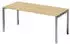 Bisley Cito Schreibtisch 180x80cm Ahorn, Gestell Silber (DUF1808MP355)