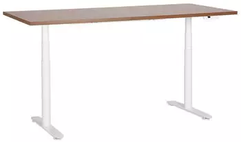 Beliani Destinas Schreibtisch elektrisch h&ouml;henverstellbar 180x80cm Melamin mit USB