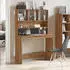 vidaXL Schreibtisch mit Regal Holzwerkstoff Artisan Eiche (855835)