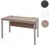 Mendler HWC-E94 Schreibtisch 120x60cm, Natur-Weiß (HWC-E94)