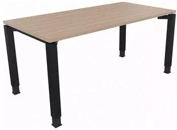 Soennecken Schreibtisch All in One höhenverstellbar 160x80cm Eiche Natur/Anthrazit (810013171)