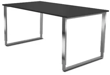 Kerkmann Aveto Schreibtisch h&ouml;henverstellbar 160x80cm, B&uuml;gelgestell, anthrazit (11430313)