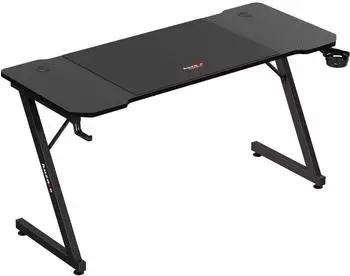 huzaro Hero 3.3 Gaming-Schreibtisch Carbon 140x60cm, Schwarz (Hero 3.3 Black)