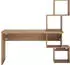 Vogl Reggi Schreibtisch 4 offene Fächer, Chalet Eiche, 137x72x137cm (Reggi)