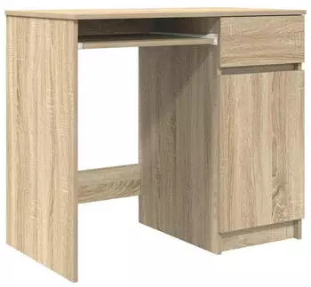 vidaXL Schreibtisch Sonoma-Eiche 86x49x76cm Holzwerkstoff (861825)