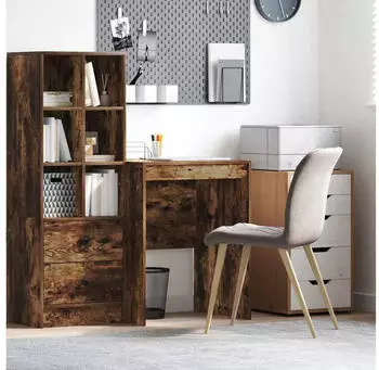 vidaXL Schreibtisch Ger&auml;ucherte Eiche 60x50x76cm (869414)