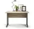 Dmora Albertine Schreibtisch 120x80x74,5cm Grau/Eiche