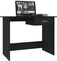 vidaXL Schreibtisch Schwarz 100&times;50&times;76 cm Holzwerkstoff