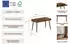 Woodman Carson Schreibtisch 120x60x77,5cm Walnuss, Push-to-Open (27626213-0)