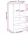 vidaXL Empfangstheke 55x50x103,5cm Holzwerkstoff (859015)