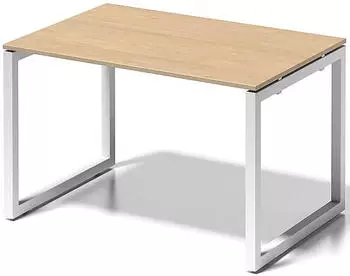 Bisley Cito Schreibtisch 120x80x74cm Ahorn/Verkehrswei&szlig; (DUF1208MP396)