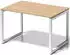 Bisley Cito Schreibtisch 120x80x74cm Ahorn/Verkehrsweiß (DUF1208MP396)
