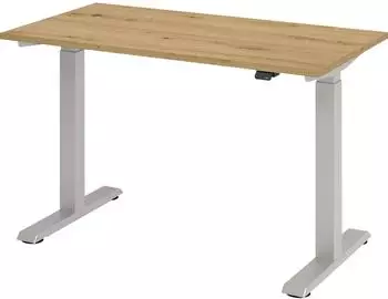 Hammerbacher XMST612 Sitz-Steh-Schreibtisch elektrisch h&ouml;henverstellbar 120x67cm Asteiche (VXMST612/R/S)