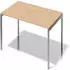 Bisley Cito Konferenztisch 200x120x74cm grauweiß, Gestell silber (DUF2012GW355)