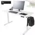 Arebos Elektrisch höhenverstellbarer Schreibtisch 140x60cm, Memory-Funktion, Weiß (AR-HE-HST140W)