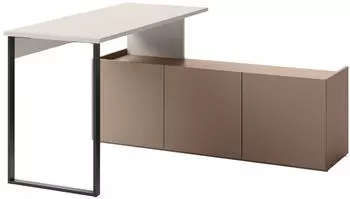 Mirjan24 Sigma 3D Schreibtisch 260x77x55cm Metallbeine (SG10)