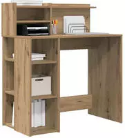 vidaXL Schreibtisch Artisan-Eiche 90 x 48 x 101,5 cm Holzwerkstoff