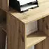 vidaXL Schreibtisch mit Stauraum Artisan-Eiche 90x48x101,5cm Holzwerkstoff