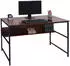 MCW Schreibtisch MCW-K80 MDF melaminbeschichtet 120x60cm braun (90813)
