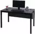MCW MCW-E94 Schreibtisch Melaminbeschichtet 120x76x60cm, schwarz (90806)