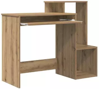 vidaXL Schreibtisch Artisan-Eiche 106x41x88.5cm Holzwerkstoff (869473)