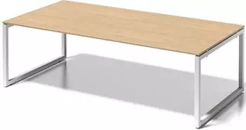 Bisley Cito Konferenztisch 240x120x74cm Ahorn/Verkehrswei&szlig; (DUF2412MP396)
