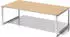 Bisley Cito Konferenztisch 240x120x74cm Ahorn/Verkehrsweiß (DUF2412MP396)