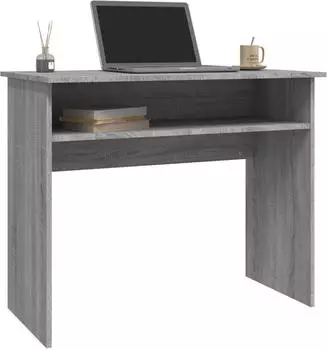 vidaXL Schreibtisch Sonoma Grau 90x50x74cm Holzwerkstoff (815463)