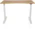 HJH Office Stand PRO R Elektrisch höhenverstellbarer Schreibtisch 140x70cm Eiche/Weiß