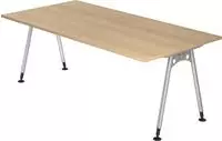 Schreibtisch A-Fu&szlig; 200x100cm Eiche