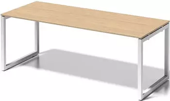 Bisley Cito Schreibtisch 200x80x74cm, Ahorn/Verkehrswei&szlig; (DOF2008MP396)