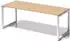 Bisley Cito Schreibtisch 200x80x74cm, Ahorn/Verkehrsweiß (DOF2008MP396)