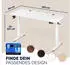 Casaria Elektrisch höhenverstellbarer Schreibtisch 120x60cm Wireless Charger, LCD, 80kg (110183)