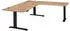 Innostyle Sonos Höhenverstellbarer Eckschreibtisch Old Artisan Eiche 185x177cm