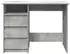 vidaXL Schreibtisch Betongrau 102x50x75cm Holzwerkstoff (860466)